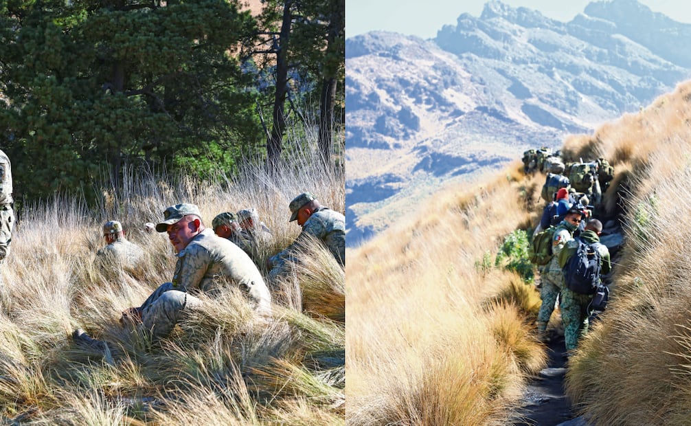 En el adiestramiento en la alta montaña, conocido como fase de patrullas, la altitud supera los 5 mil metros sobre el nivel del mar. Fotos: Benjamin Becerril / EL UNIVERSAL