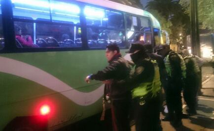 Caen 4 asaltantes de transporte público en Iztapalapa
