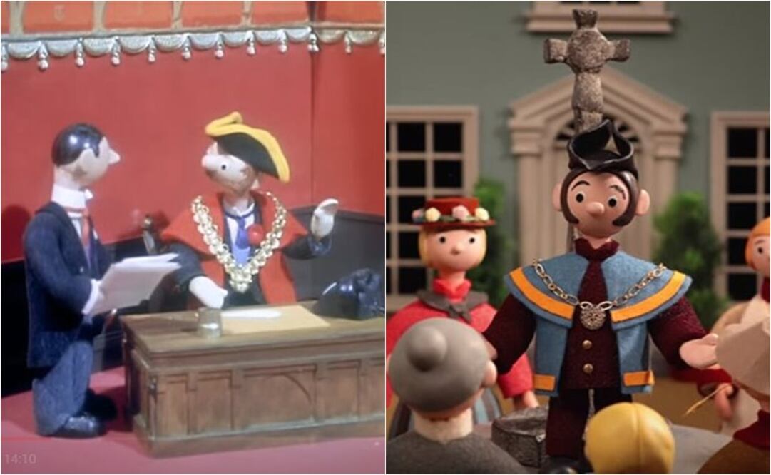 El video de la banda parece ser inspirado por la trilogía "Trumptonshire FOTO: Tomadas de video