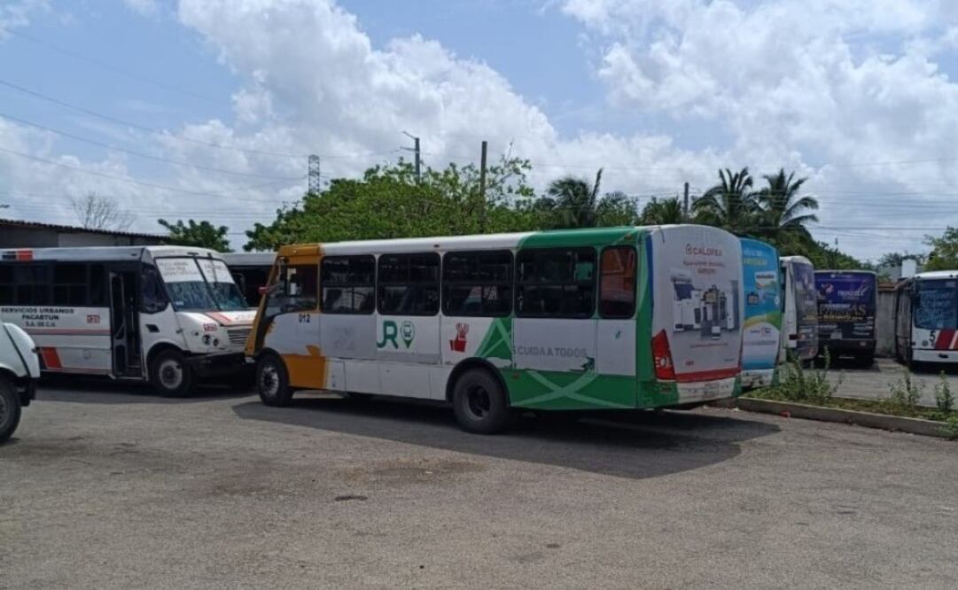 Camioneros se declaran en huelga en Mérida (23/06/2025). Foto: Especial