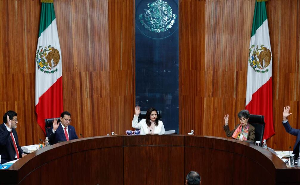 Última sesión de Mónica Soto como magistrada presidenta del Tribunal Electoral este jueves 30 de octubre de 2025. Foto: Diego Simón Sánchez/ EL UNIVERSAL