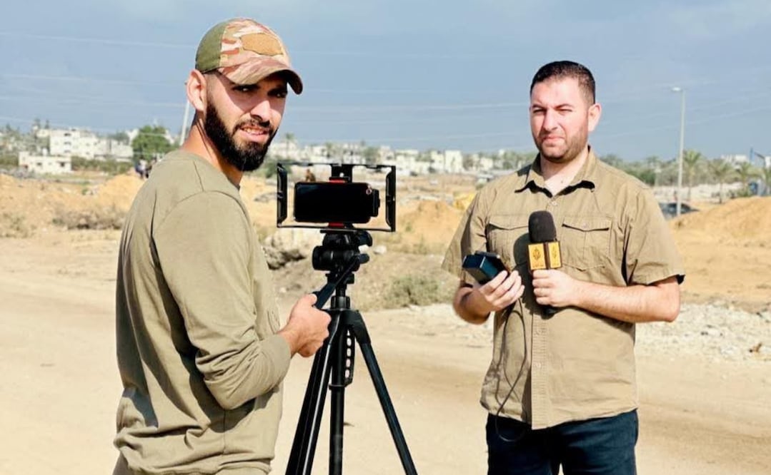 El camarógrafo de Al Jazeera Ahmed Wishah murió durante un ataque israelí contra el campamento de refugiados (20/06/2026). Foto: AFP