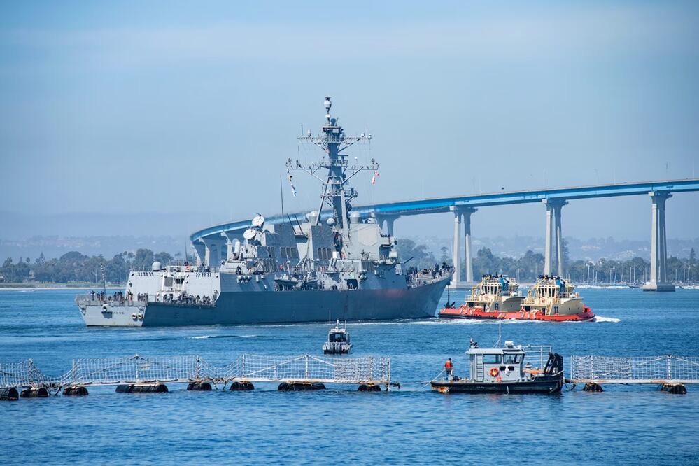 El USS Spruance se despliega en el Área de Responsabilidad del Comando Norte de EU. Foto: Comando Norte de EU