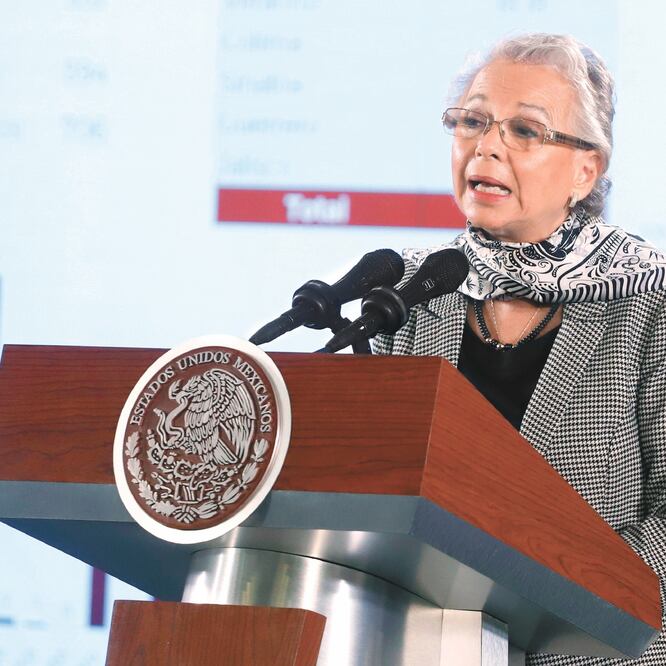 La titular de Gobernación, Olga Sánchez Cordero, informó que sólo 27 entidades han instalado una comisión estatal de búsqueda de personas. BERENICE FREGOSO. EL UNIVERSAL