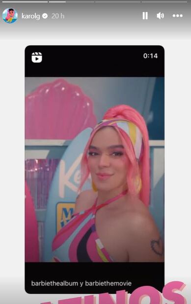 La música de Karol G llega a "Barbie".