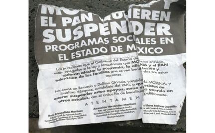 Josefina denuncia reparto de propaganda falsa contra PAN