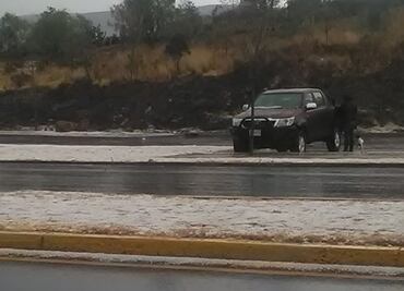 Reportan granizada en municipios de Zacatecas