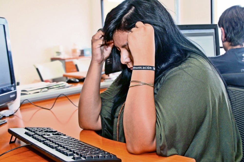 La empresa asegura que las personas con estrés presentan síntomas como una respiración inadecuada, adormecimiento de extremidades y sudor frío (ARCHIVO EL UNIVERSAL)