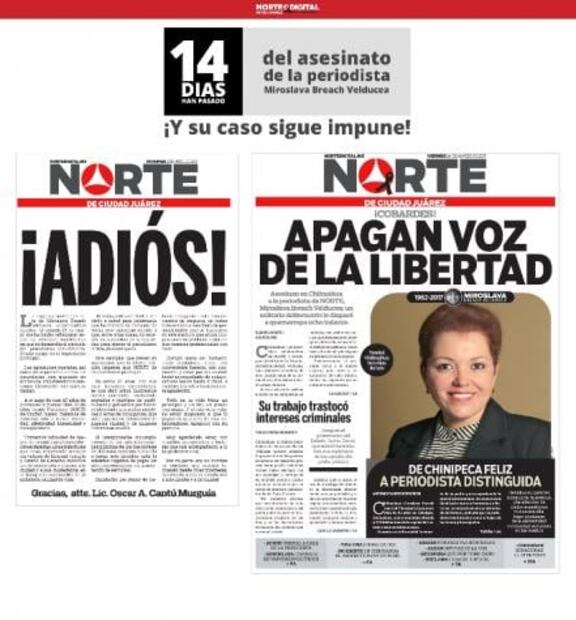 Diario “Norte” de Ciudad Juárez también cierra su sitio web