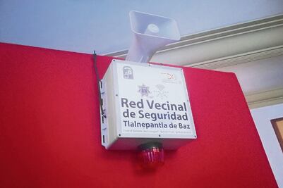 Presentan red de alarmas vecinales en Tlalnepantla