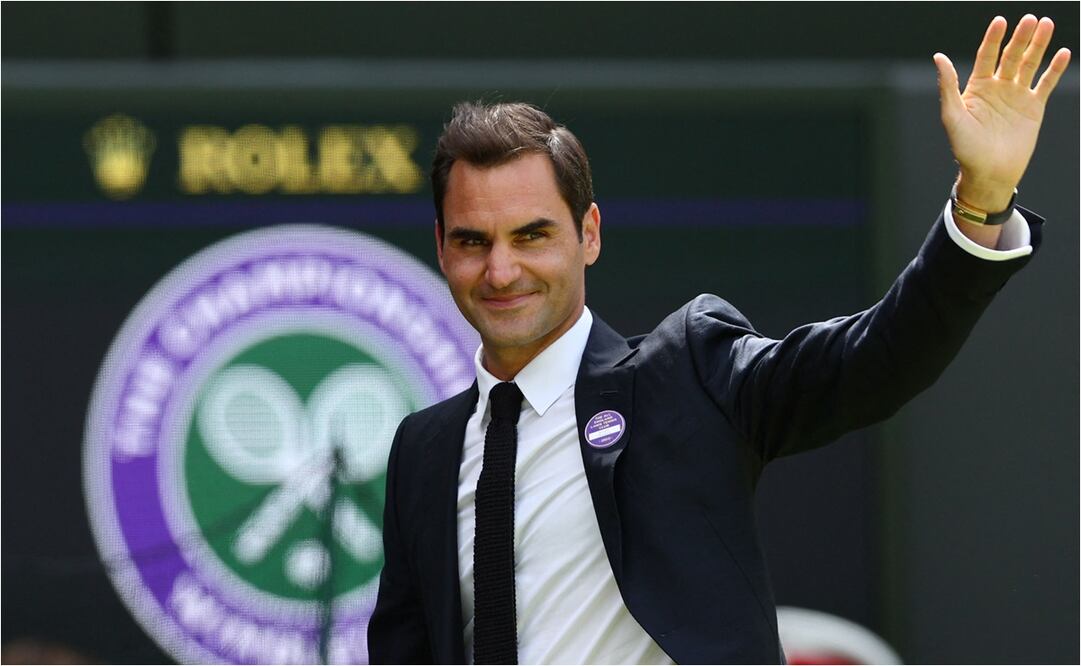 VIDEO: Roger Federer es ovacionado en Wimbledon, el tenista espera volver a jugar en "su casa" / FOTO: AFP