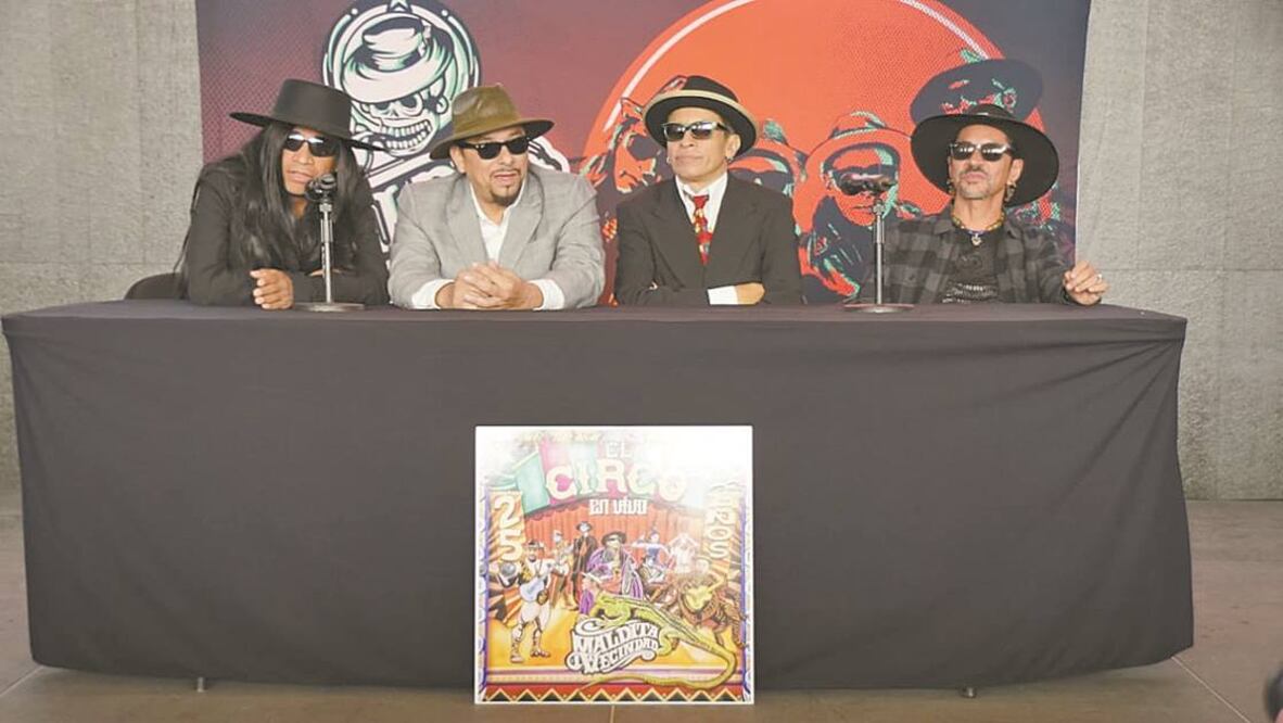 La banda festeja 25 años de "El Circo". Foto/CORTESÍA