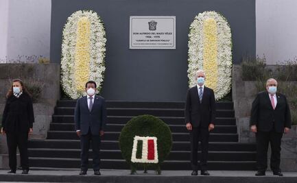 Alfredo del Mazo conmemora aniversario luctuoso de su abuelo y ex gobernador del Edomex