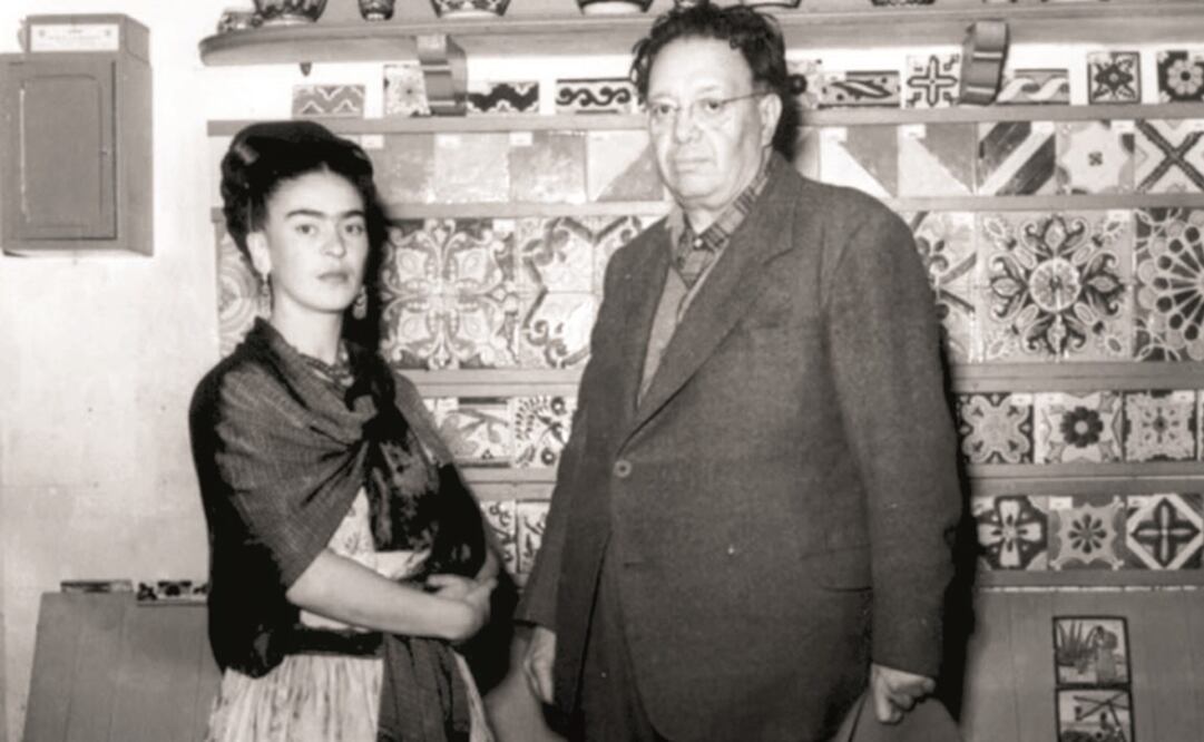 Frida Kahlo y Diego Rivera. Foto: EFE