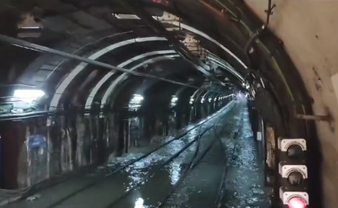 Las fuertes lluvias caídas en la Comunidad de Madrid han anegado algunas carreteras, han afectado a las redes de Metro y cercanías. Foto: Tomada del video