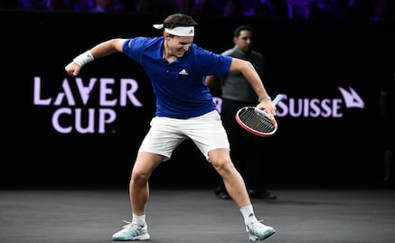 Thiem gana el primer punto para Europa en la Laver Cup