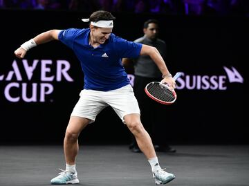 Thiem gana el primer punto para Europa en la Laver Cup