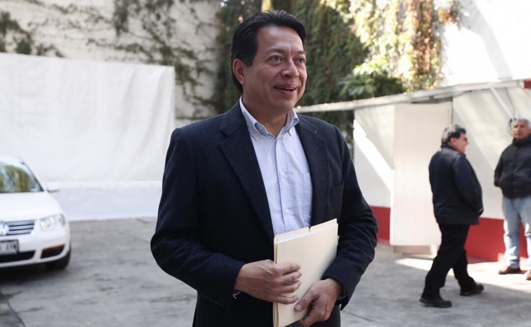 Mario Delgado, coordinador del grupo parlamentario de Morena en la cámara de diputados. Foto: Alejandra Leyva/EL UNIVERSAL