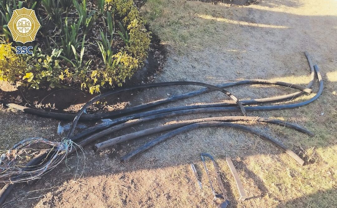 El cable de fibra óptica pertenecía a una empresa de telefonía e internet. Foto: Especial
