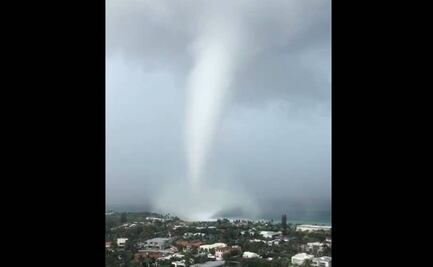 Tromba marina se vuelve tornado y causa destrozos en Florida