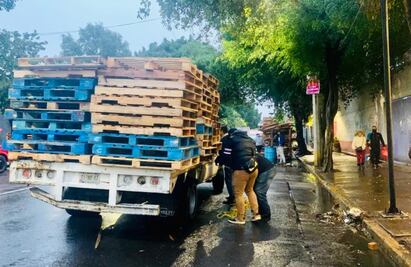 Construirán Sendero Seguro sobre Coltongo para evitar que las tarimas vuelvan a la calle