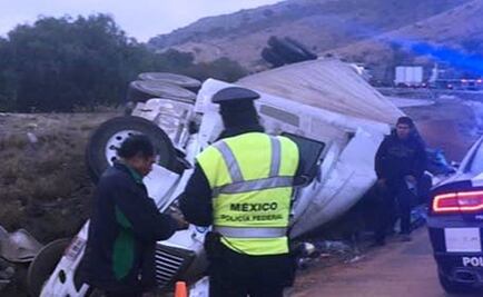 Se registra accidente en la Querétaro-San Luis Potosí