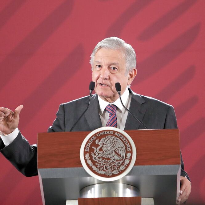 El presidente Andrés Manuel López Obrador pidió que no se le compare con las pasadas administraciones, “porque eso sí calienta”. IVÁN STEPHENS. EL UNIVERSAL