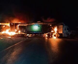 Bloqueos e incendios, tras intento de fuga en penal