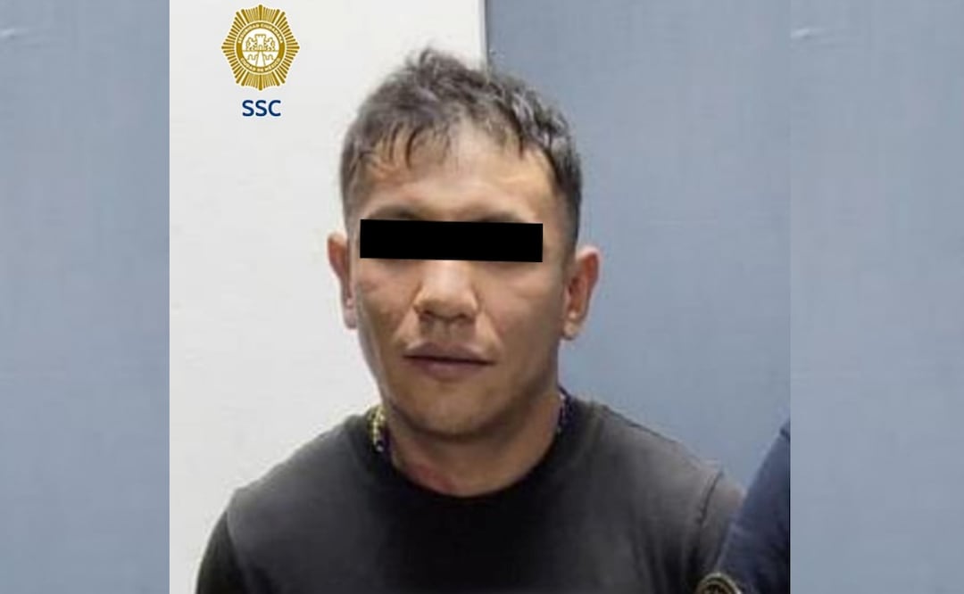 Brayan Alexis Chay González, alias "El Chacal", es identificado como líder de la célula delictiva "Los Malvados Alto Voltaje" que opera en la alcaldía Azcapotzalco (24/05/2025). Foto: Especial