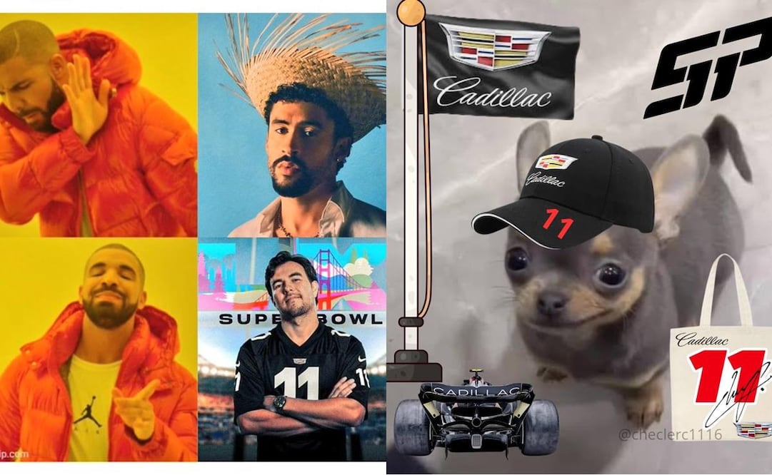 Memes de Checo Pérez presentación Cadillac / Foto: Especial