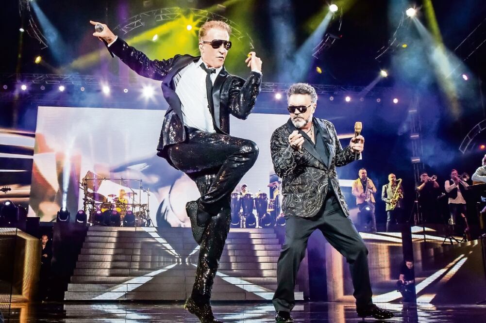 Los artistas interpretaron sus éxitos e invitaron a Alexander Acha. Foto: JOSÉ JORGE CARREÓN. OCESA