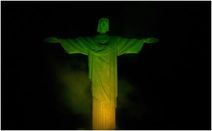 Cristo Redentor, iluminado en honor a Pelé 