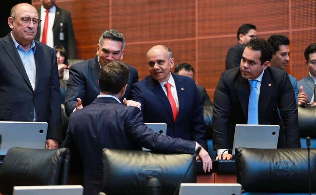 Grupo Parlamentario del PRI en la Comisión Permanente. Foto: Especial