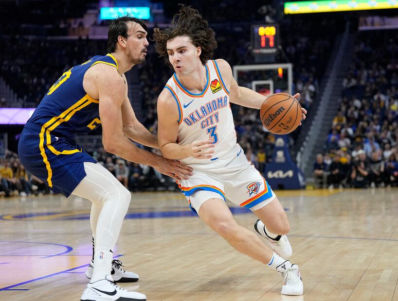 Josh Giddey en juego con los Oklahoma City Thunder - Foto: AFP