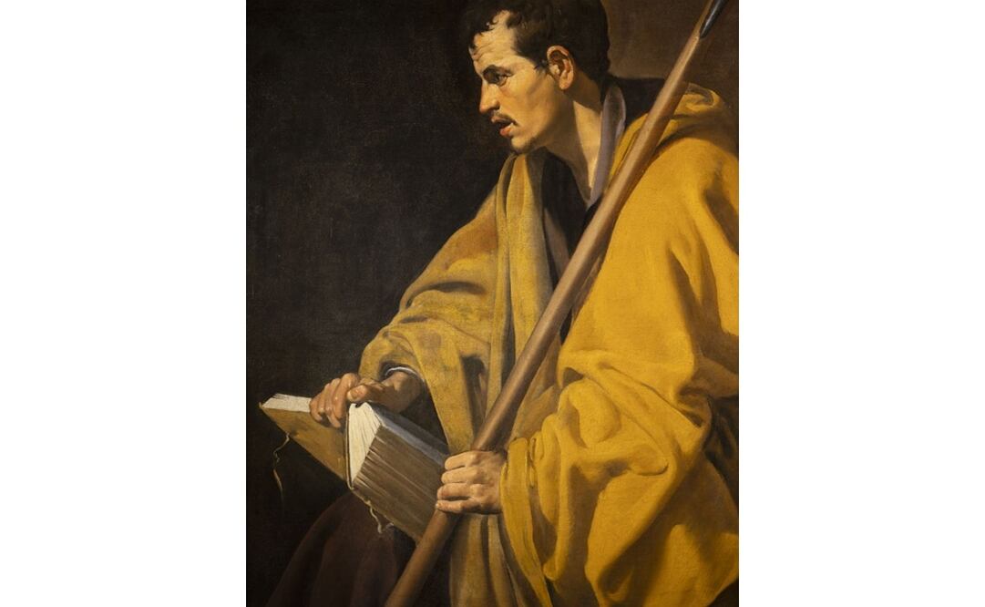 "Saint Thomas", de Velázquez, forma parte de la exhibición del Museo de Bellas Artes de Orléans. Imagen: Museo de Bellas Artes de Orléans