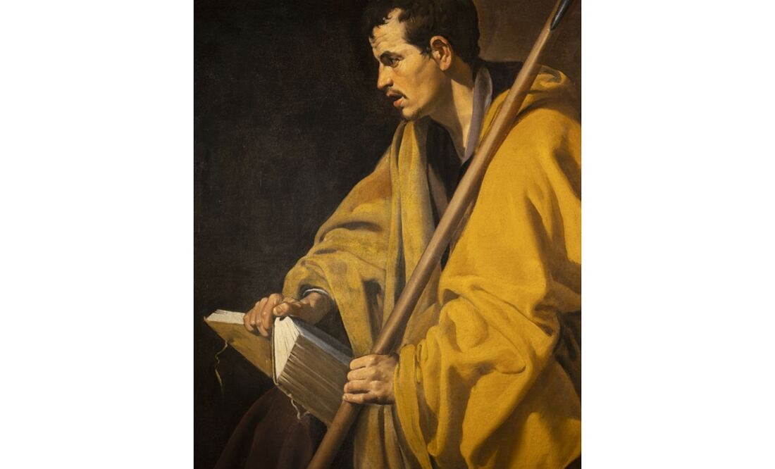 "Saint Thomas", de Velázquez, forma parte de la exhibición del Museo de Bellas Artes de Orléans. Imagen: Museo de Bellas Artes de Orléans