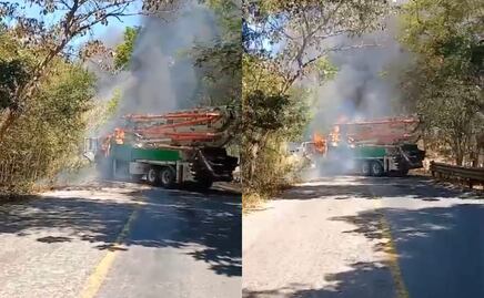 Reportan narcobloqueos en Costa sur de Jalisco; incendian camiones en límites de Autlán y otros municipios