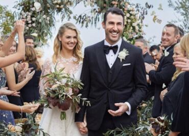 Justin Verlander y Kate Upton se casaron en Italia
