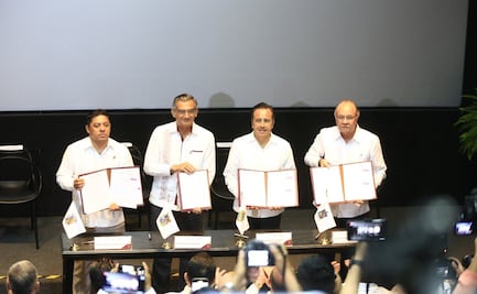 Firman convenio de seguridad entre Tamaulipas, San Luis Potosí, Veracruz y Nuevo León