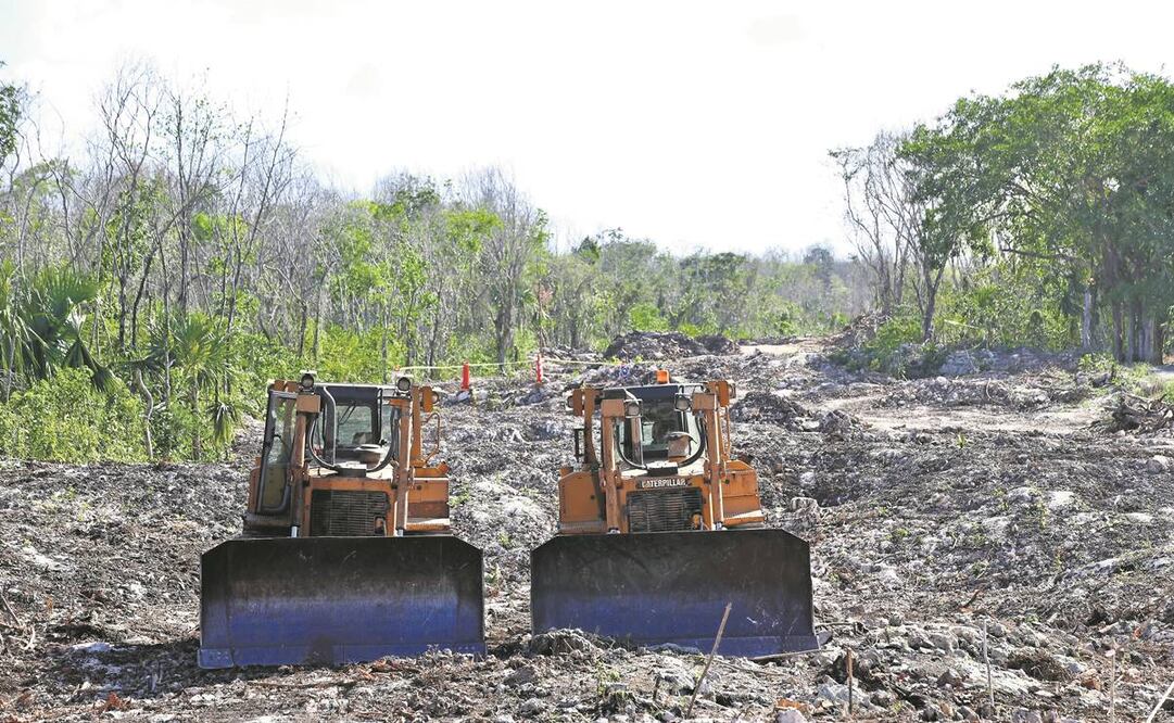 El gobierno federal no puede continuar con las obras en el Tramo 5 del Tren Maya. Foto: Archivo EL UNIVERSAL
