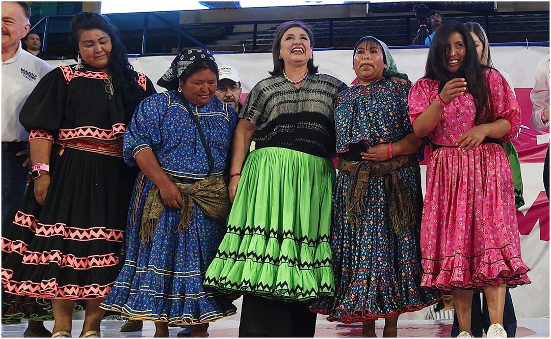 Xóchitl Gálvez se reúne con simpatizantes en Ciudad Juárez, Chihuahua. Foto: Berenice Fregoso/EL UNIVERSAL