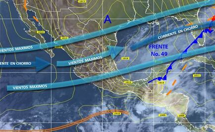Pronóstico de lluvias continuará por frente frío 49
