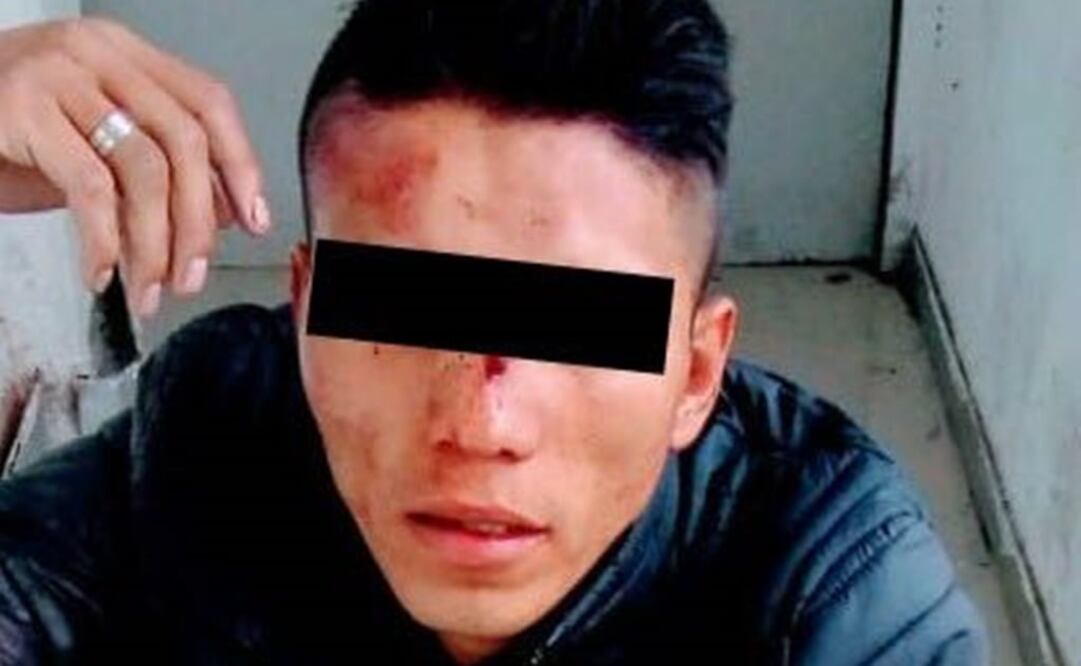 El presunto ladrón fue identificado como Christian de 26 años. FOTOS: ESPECIALES