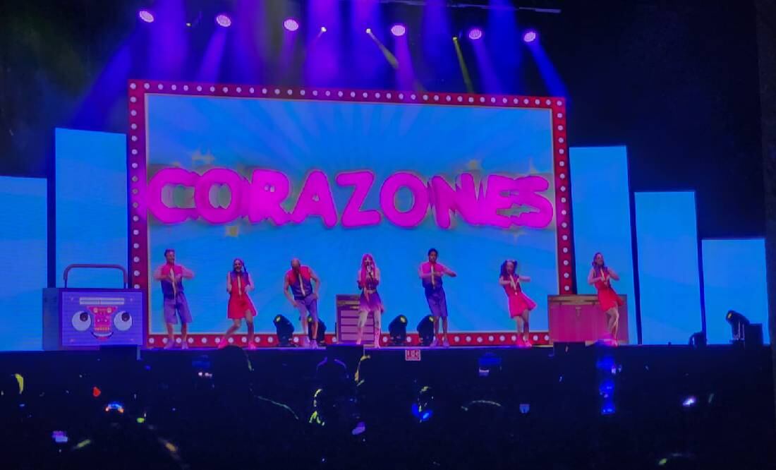 La argentina se presentó la noche de este domingo en la CDMX. Foto: EL UNIVERSAL