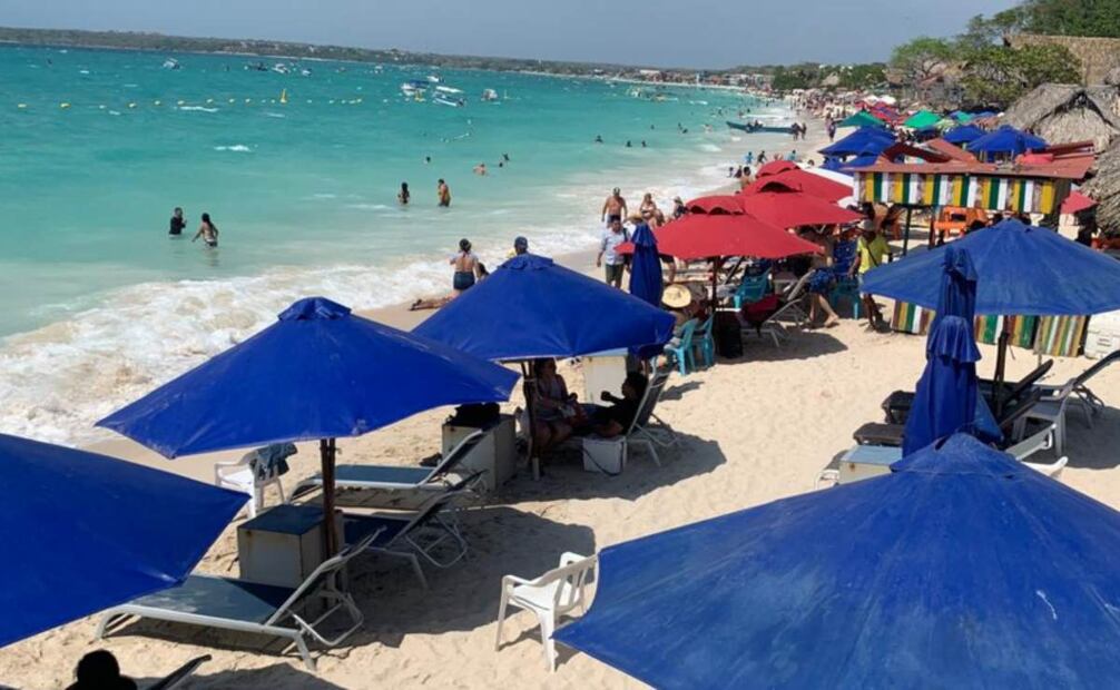 Playa Blanca en Cartagena Foto: John Montaño Foto: EL TIEMPO/GDA