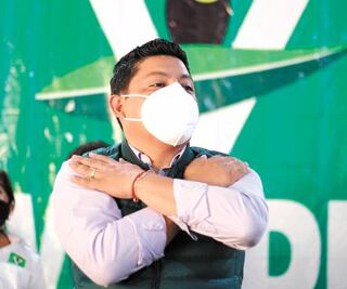 Ricardo Gallardo del PVEM, en caballo de hacienda para SLP