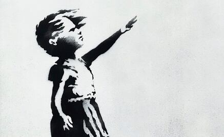 Destruyen copia de Banksy de 40 mil libras