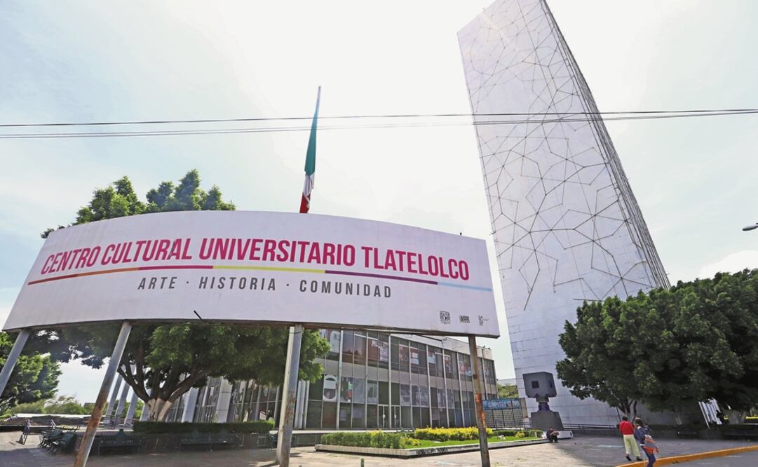 El Centro Cultural Universitario Tlatelolco (CCUT) se inauguró en 2007. Foto: EL UNIVERSAL
