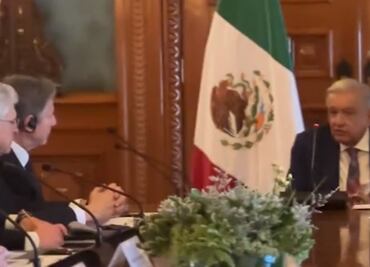 AMLO y Antony Blinken dialogan de migración, fentanilo y cooperación económica