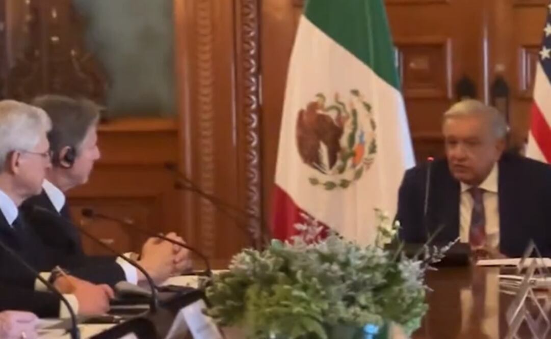 AMLO y Antony Blinken sostuvieron un encuentro en el marco del Diálogo de Alto Nivel. Foto: Captura de pantalla
